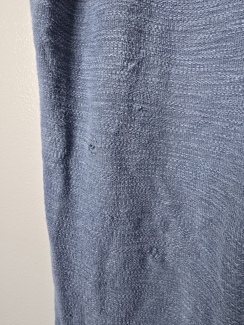Marine Layer Light Blue Terry Knit Drawstring Joggers - Picture 3 of 5